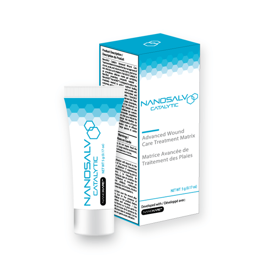 NanoSALV Catalytic Advanced Wound Care Treatment Matrix - 5g / 20 applications